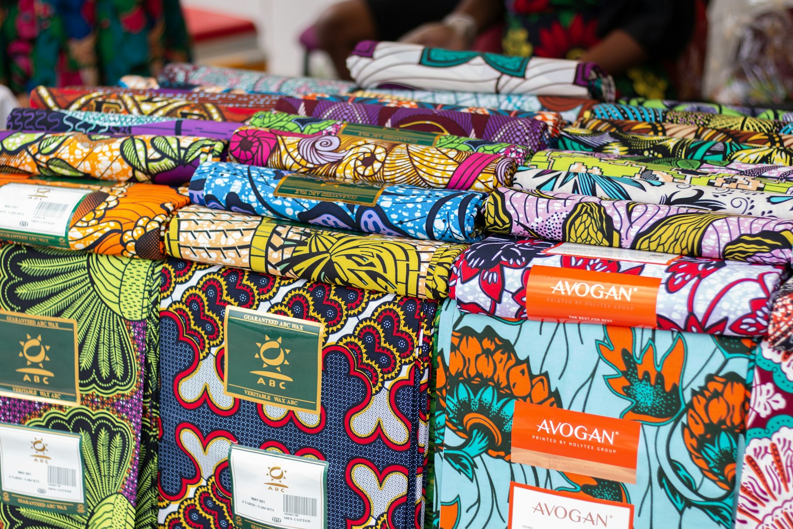 Colourful East African fabrics